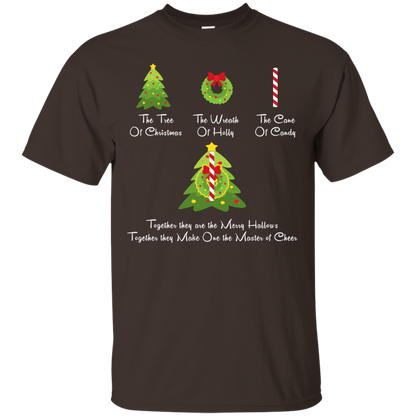 The Tree Of Christmas T-Shirt Dark Chocolate