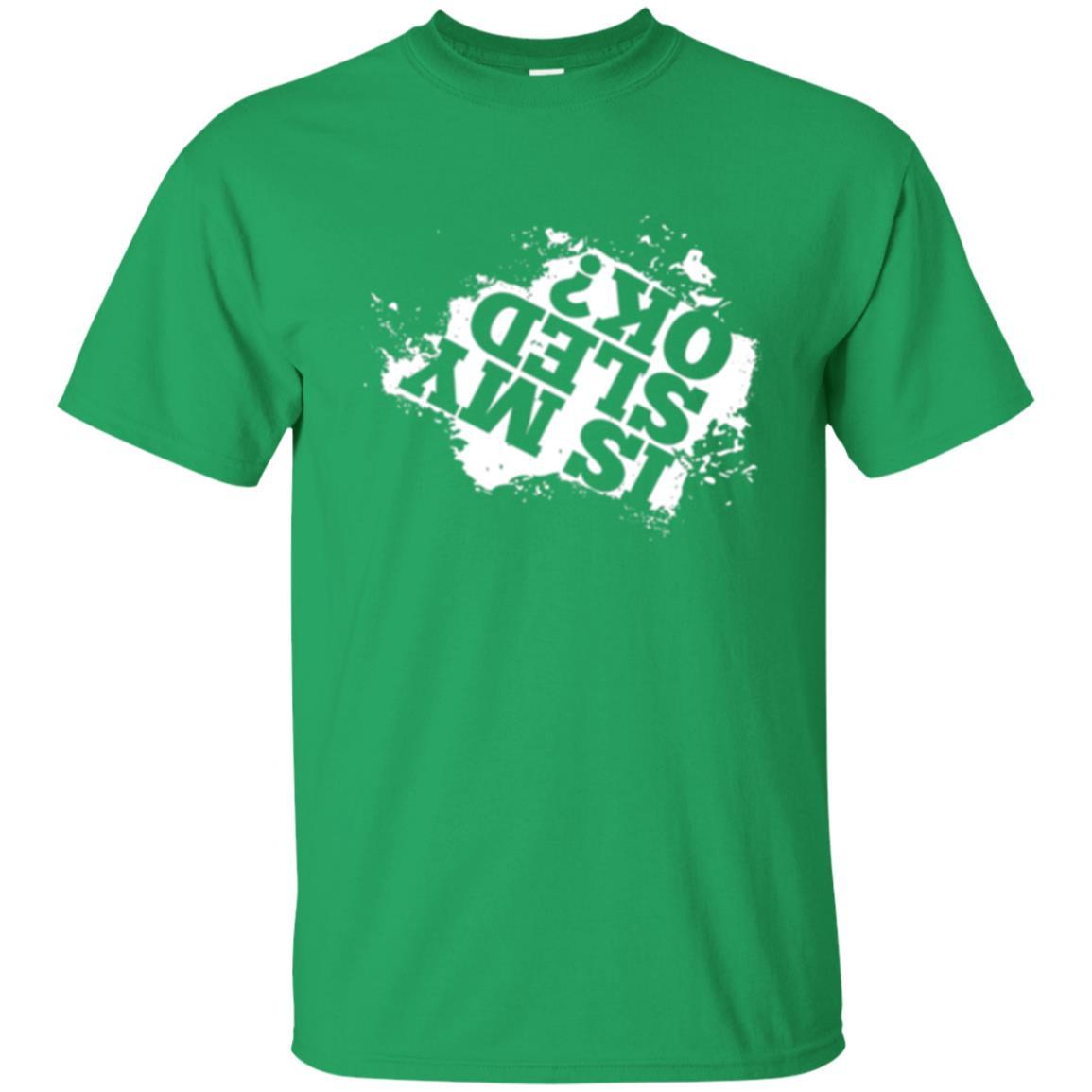 Snowmobile T-shirt Is My Sled Okay Irish Green