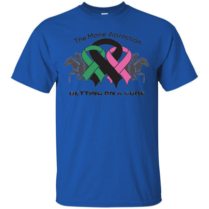 The Mane Attraction Cancer Betting On A Cure Shirt Royal