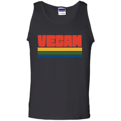 Vegan T-shirt Retro Style Veganism Black