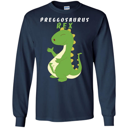 Dinosaur Pregnancy Pregosaurus Shirt Navy