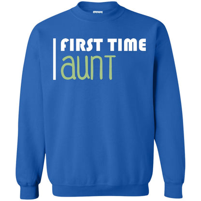 First Time Aunt New Auntie Shirt Royal