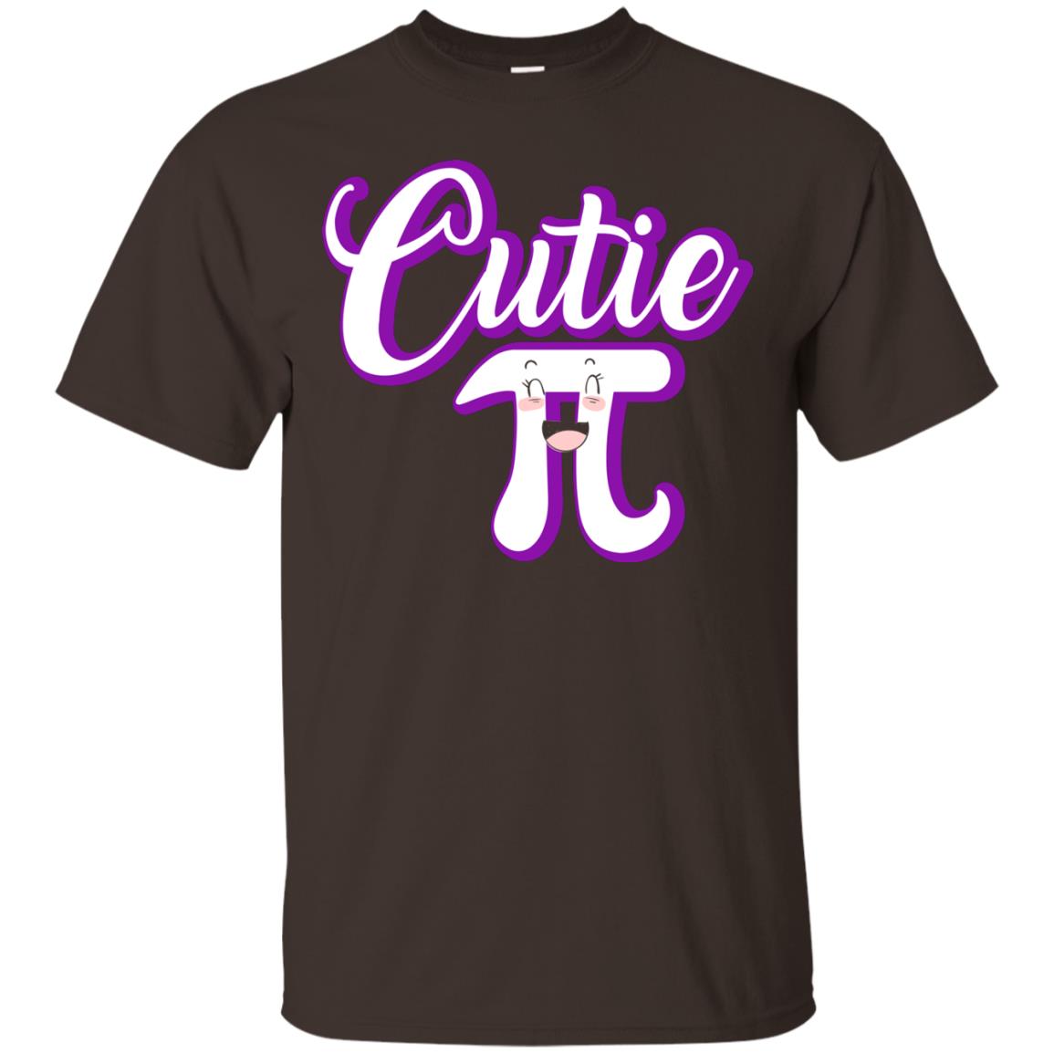 Cutie Pi Math Teacher T-shirt Dark Chocolate