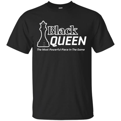 Black Queen Proud Black Woman African American T-shirt Black
