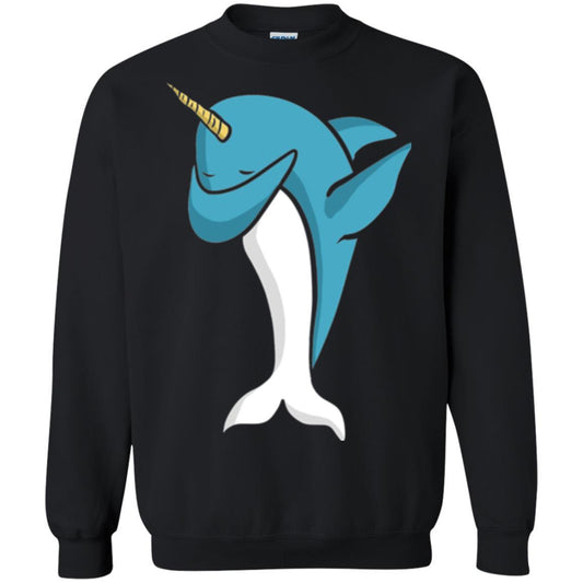 Narwhal Dabbing Pose T-shirt Black