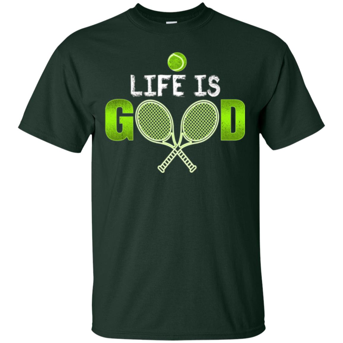 Tennis Lovers T-shirt Life Is Good Forest