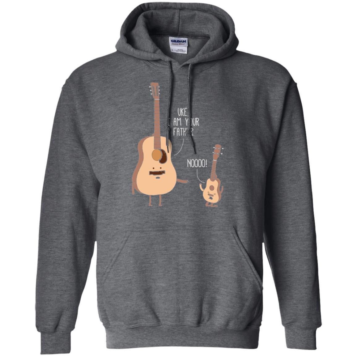 Musician T-shirt Uke I Am Your Father Dark Heather