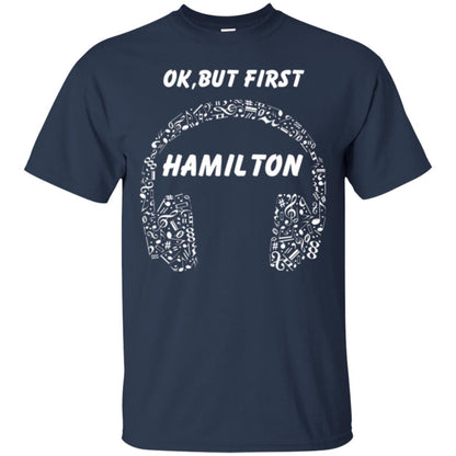 An American Musical Ok, But First Hamilton Ear Phones Navy