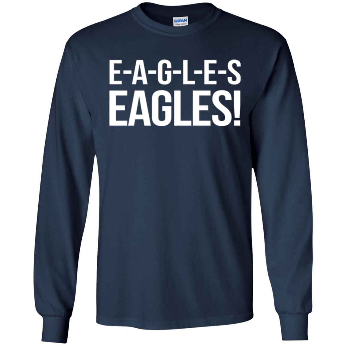 E-a-g-l-e-s Eagles Chant T-shirt Navy