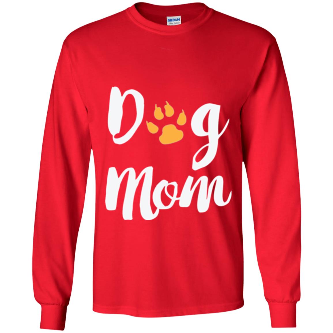 Dog Lovers T-shirt Dog Mom Red