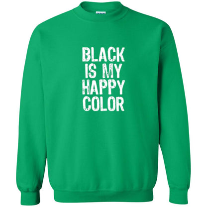 Black Is My Happy Color T-shirt Irish Green