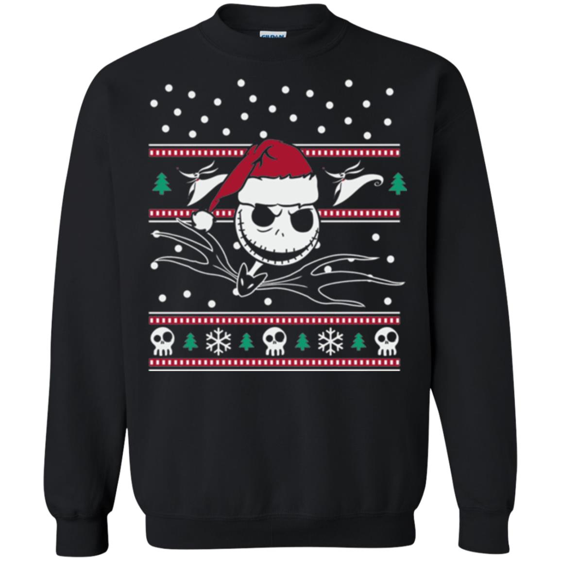Disney Nightmare Before Christmas Holiday Christmas T-shirt Black