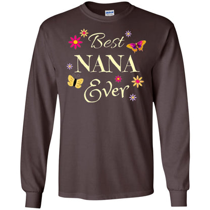Best Nana Ever T-shirt Dark Chocolate