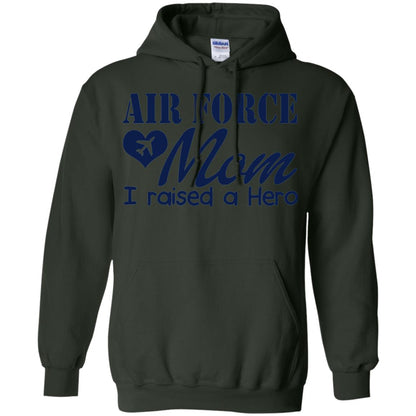 Air Force Mom T-shirt I Raise A Hero Forest Green