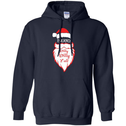 Christmas T-shirt Merry Dilly Dilly Y'all Navy