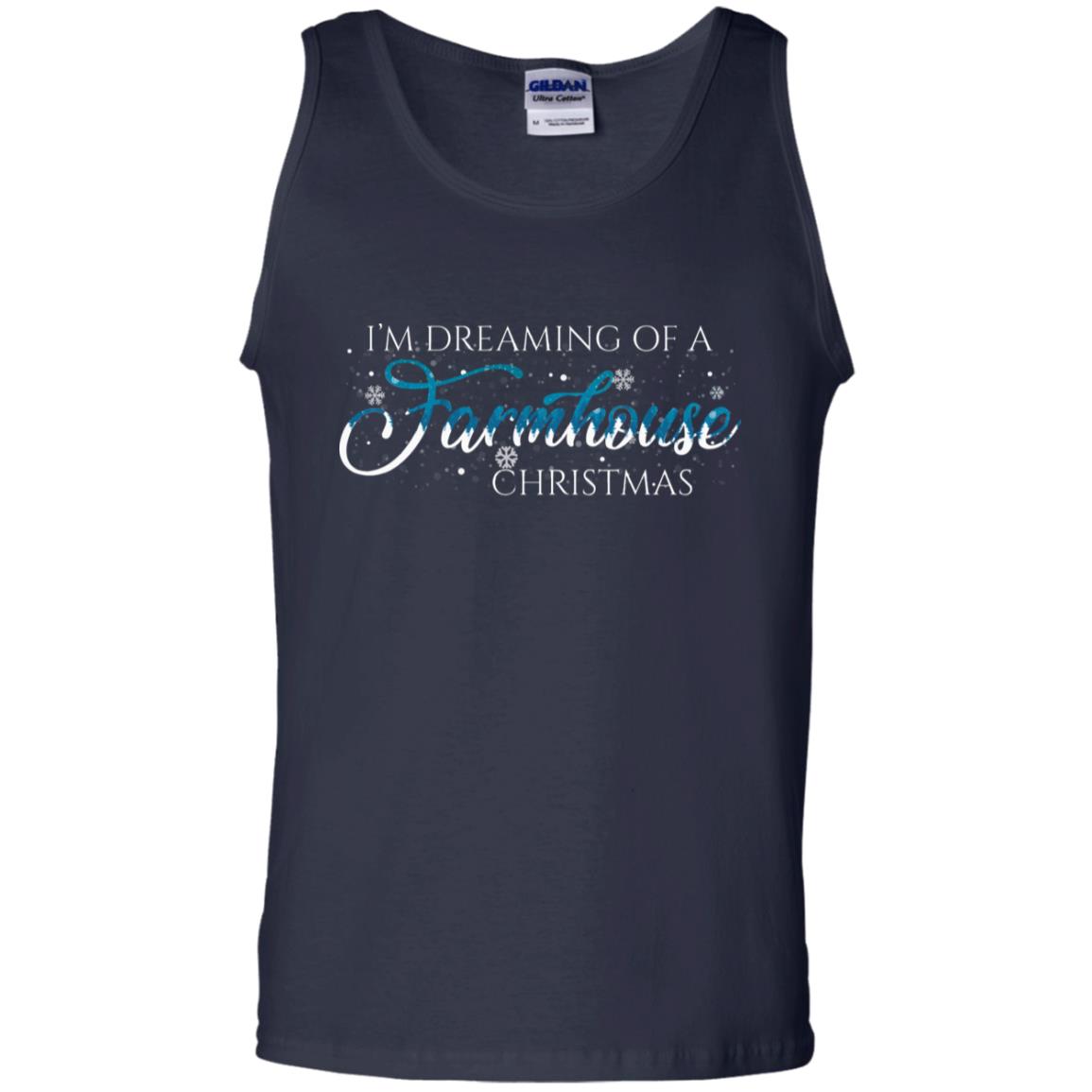 I'm Dreaming Of A Farmhouse Christmas X-mas Gift Shirt Navy