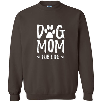 Dog Lover T-shirt Dog Mom Fur Life T-shirt Dark Chocolate