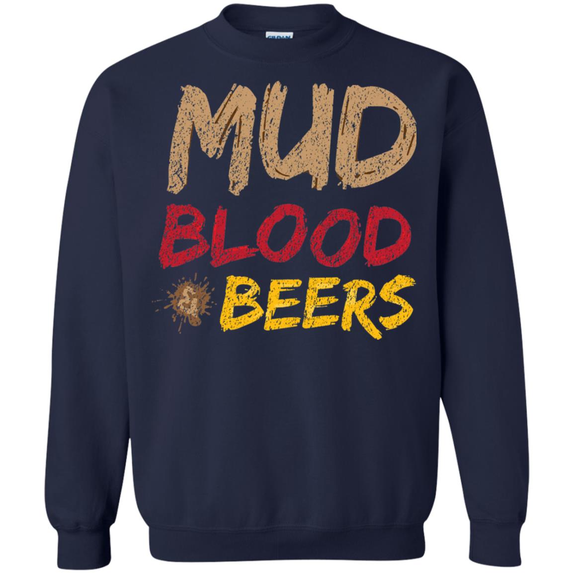 Mud Blood Beers Awesome Team T-shirt Navy
