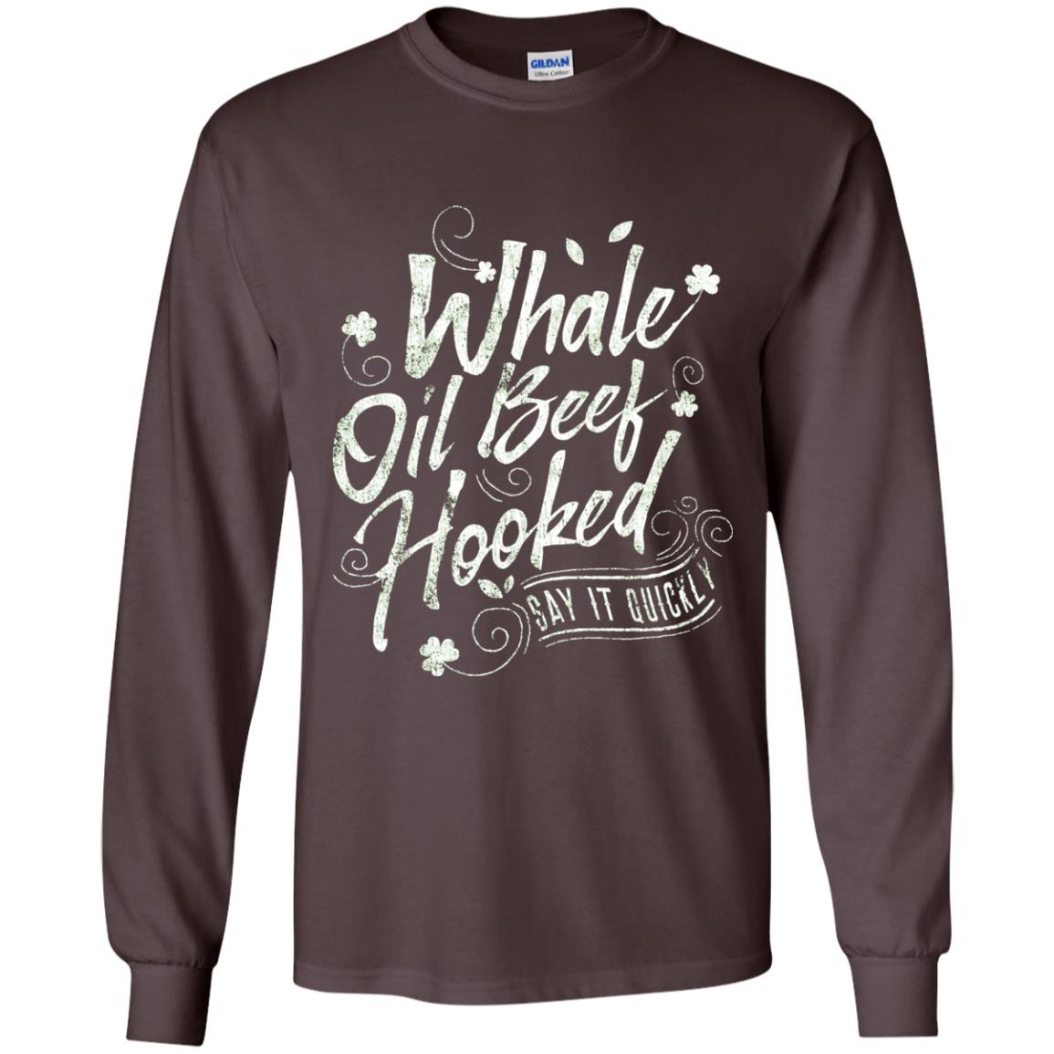 Whale Oil Beef Hooked T-shirt Dark Chocolate