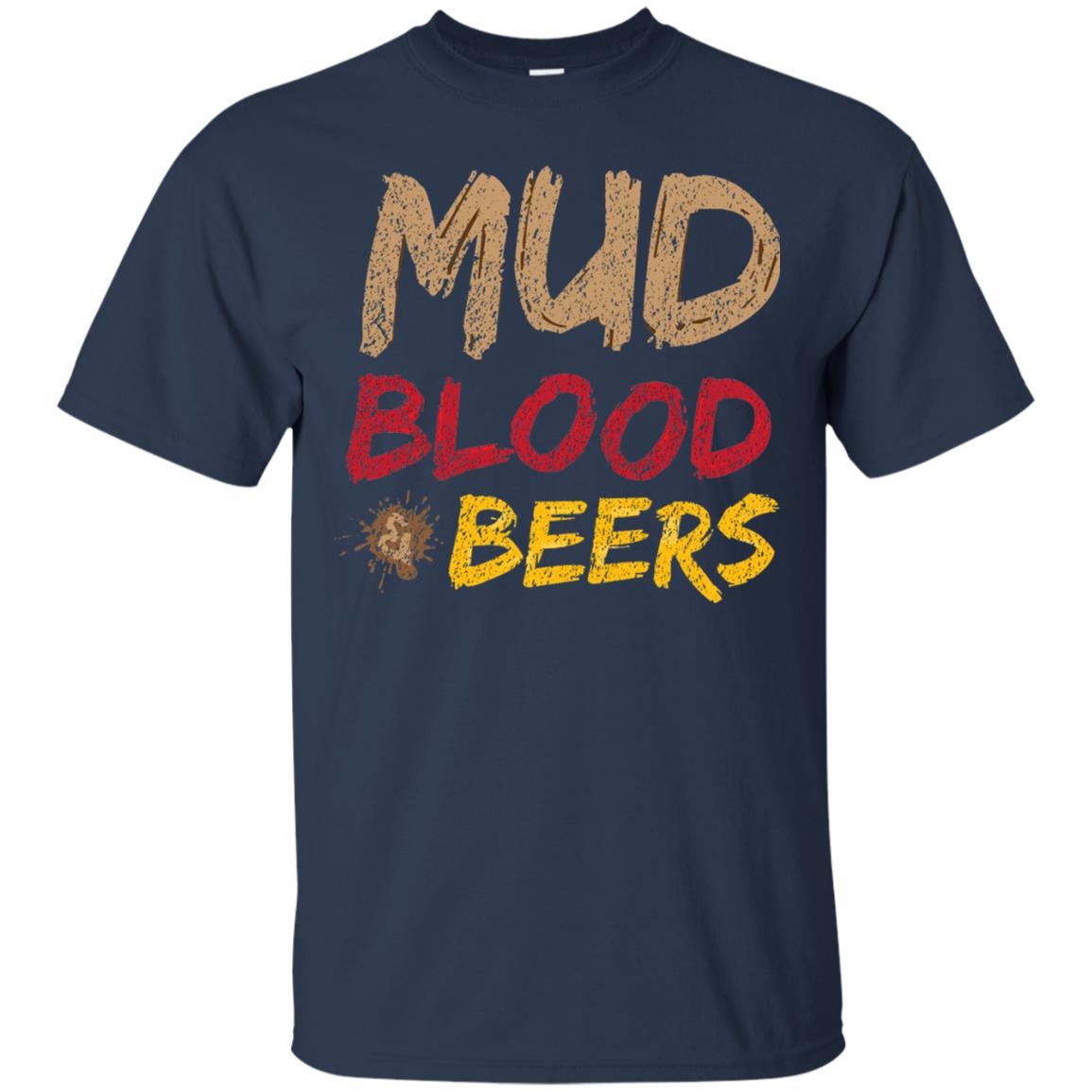 Mud Blood Beers Awesome Team T-shirt Navy