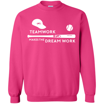 Baseball T-shirt Teamwork Makes The Dream Work Heliconia