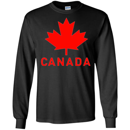 Canada Flag T-shirt Vintage Canada Flag Eh Team Black