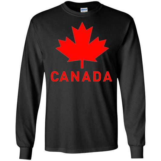 Canada Flag T-shirt Vintage Canada Flag Eh Team Black