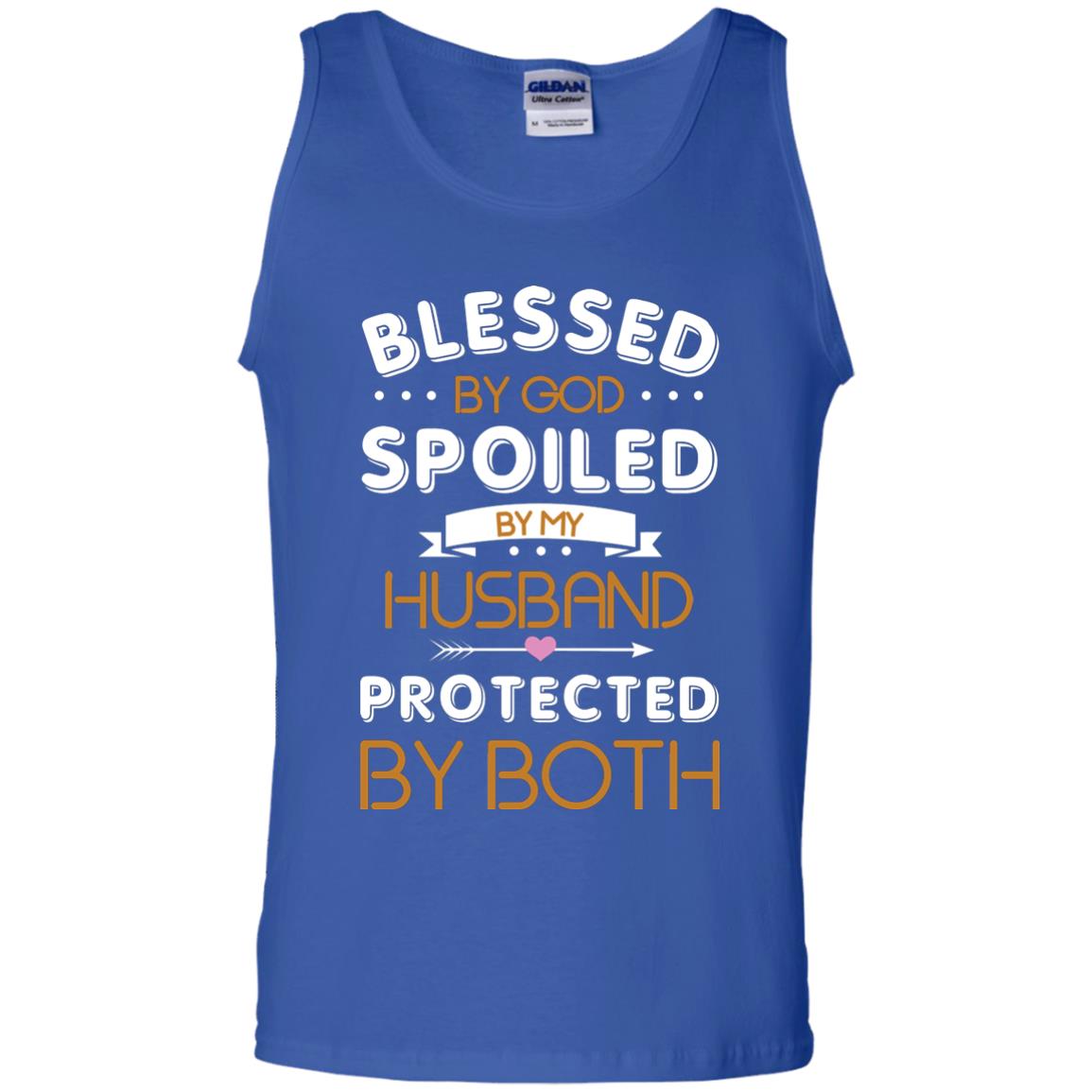 Blessed By God Spoiled By My Husband Protected By Both Shirt Royal