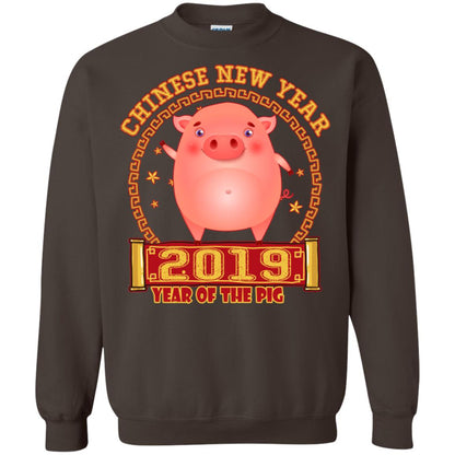 Chinese New Year Year 2019 Of The Pig Shirt Dark Chocolate