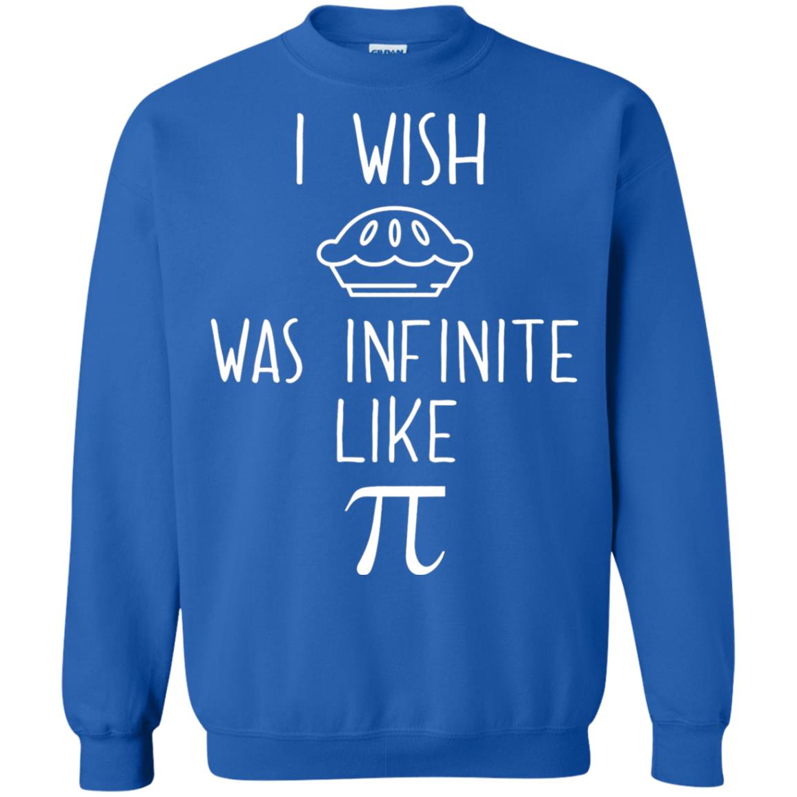 Funny Pi Day Shirt I Wish Pie Was Infinite Like Pi Royal