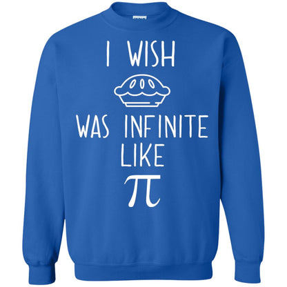 Funny Pi Day Shirt I Wish Pie Was Infinite Like Pi Royal