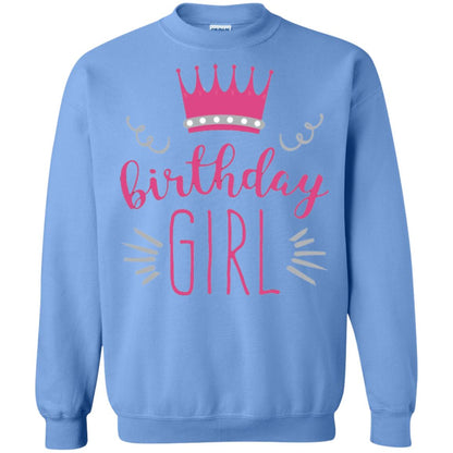 Tiara Crown T-shirt Girl_s Youth Birthday Princess T-shirt Carolina Blue