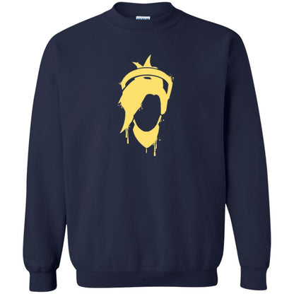 Overwatch Mercy Icon Spray T-Shirt Navy