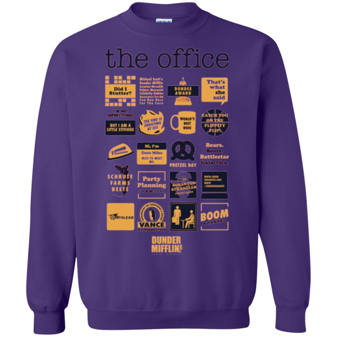 The Office T-shirt Purple