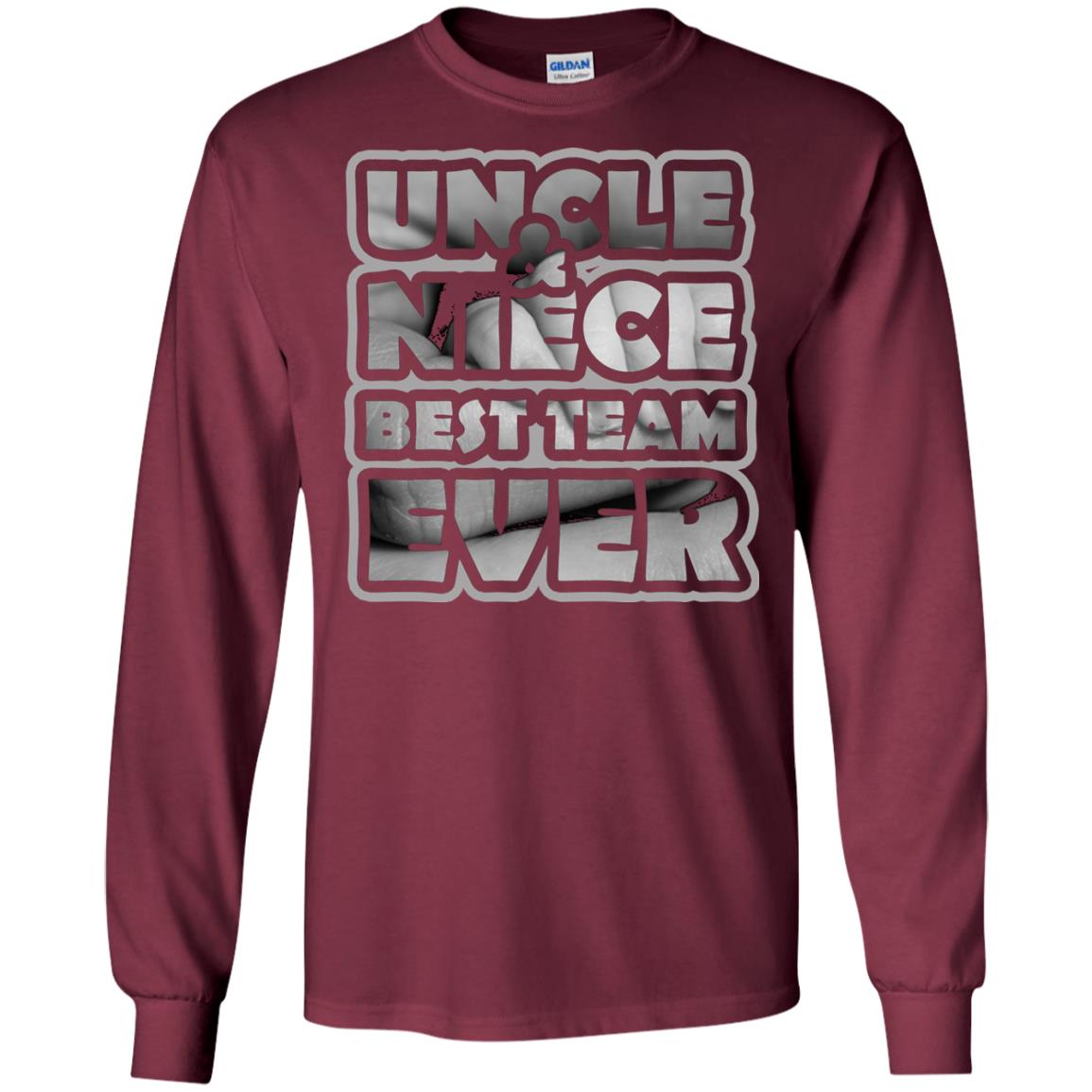 Uncle And Niece Best Team Ever Shirt For Uncle Or Niece Maroon
