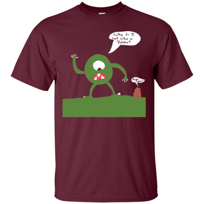 Why Do I Look Like A Potato T-shirt Maroon