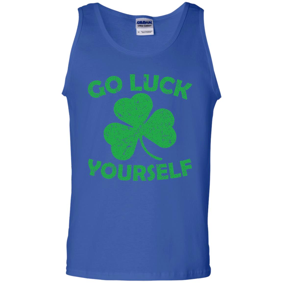 Go Luck Yourself St. Patrick_s Day T-shirt Royal