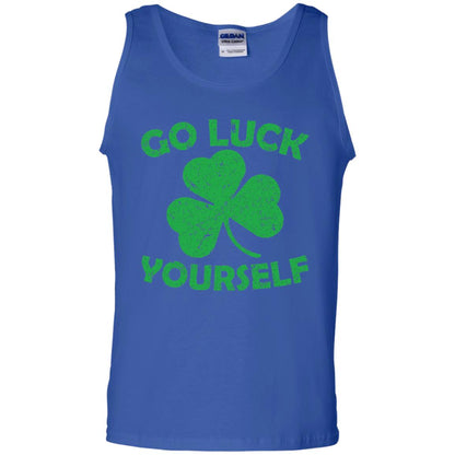 Go Luck Yourself St. Patrick_s Day T-shirt Royal