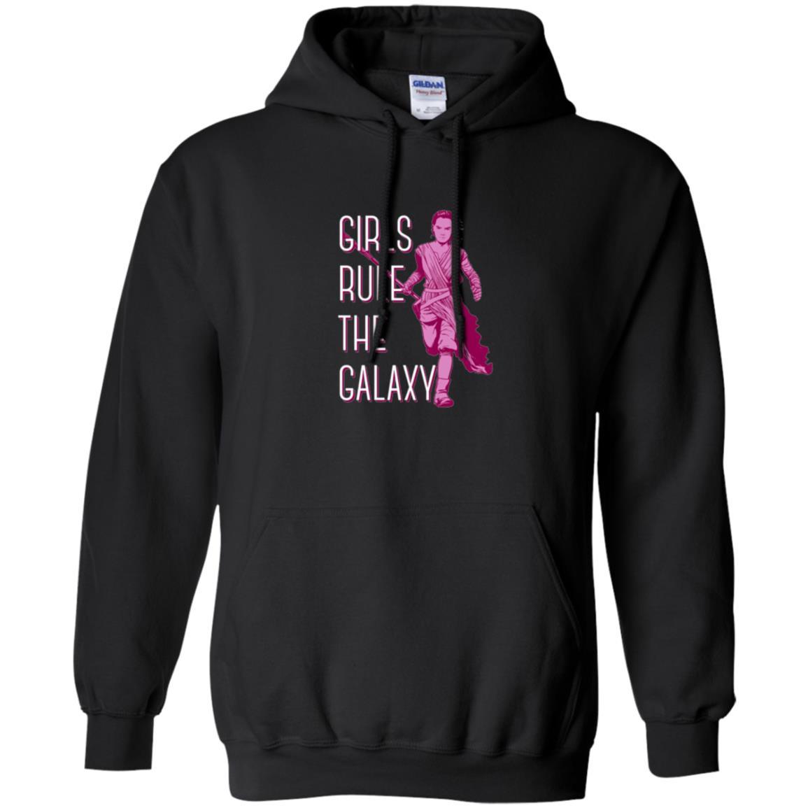 Film T-shirt Girls Rule The Galaxy T-shirt Black