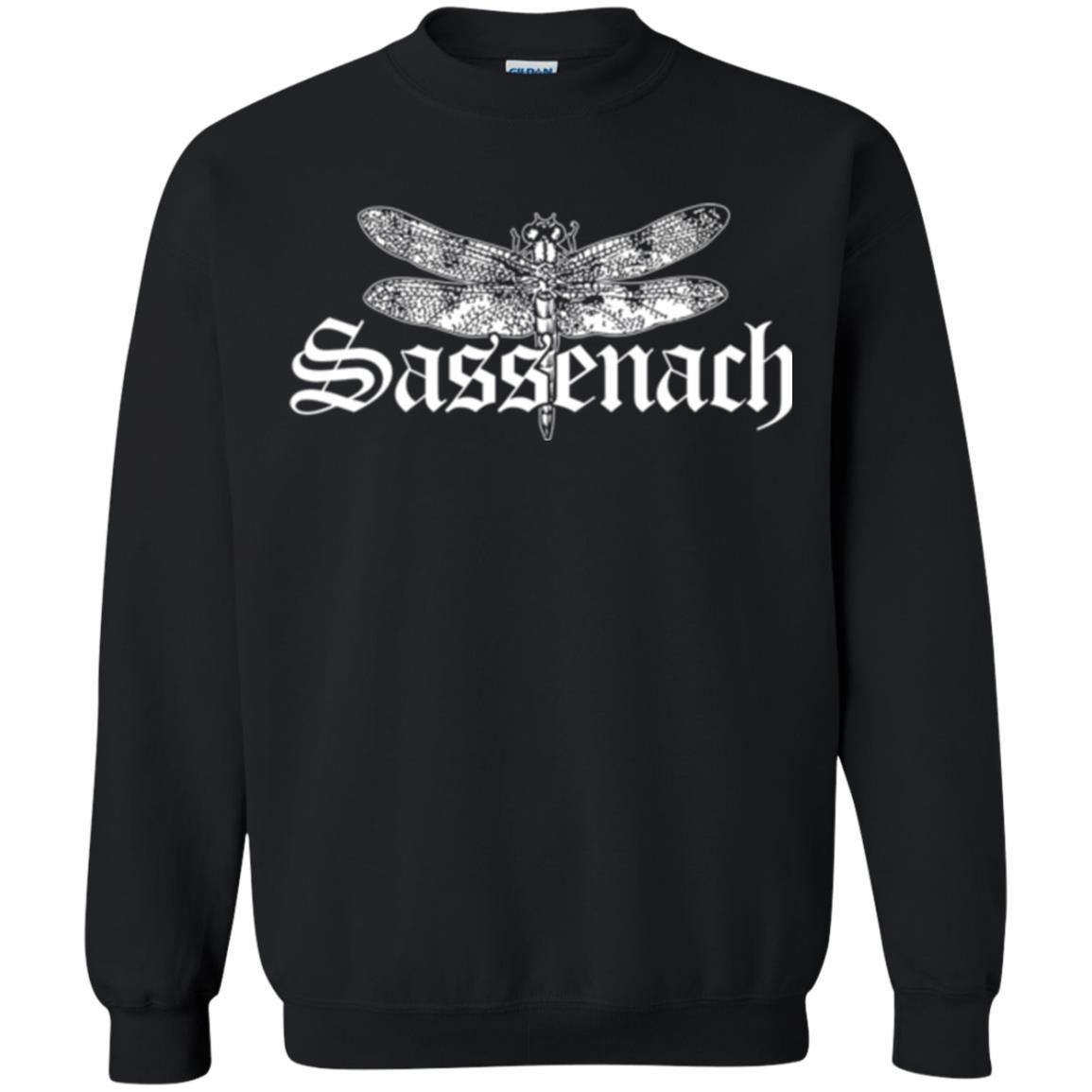 Outlander T-shirt Dragonfly Sassenach T-shirt Black