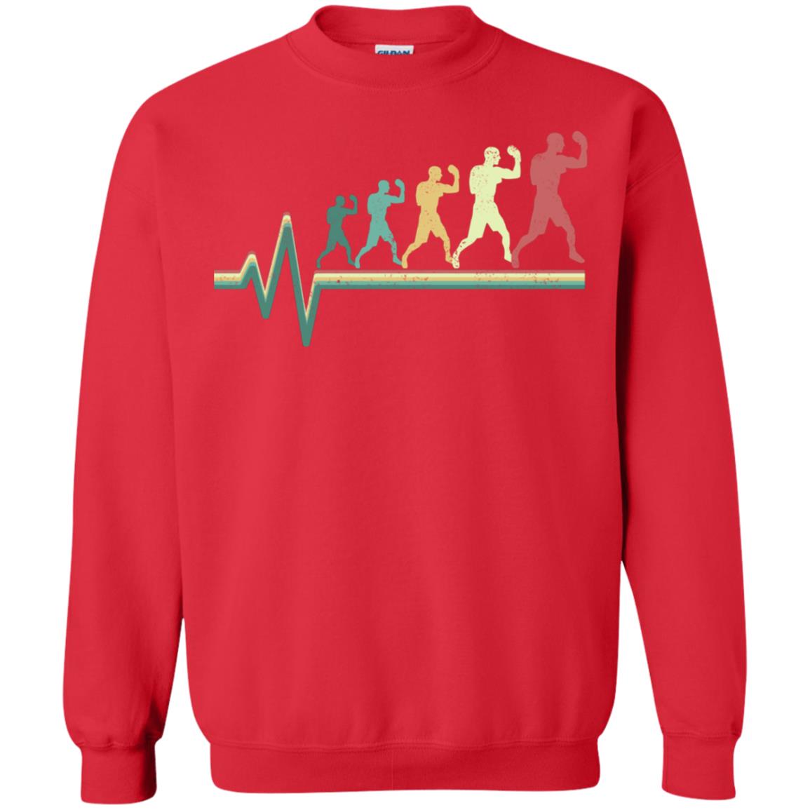 Boxing Heartbeat Boxer Gift Shirt Red