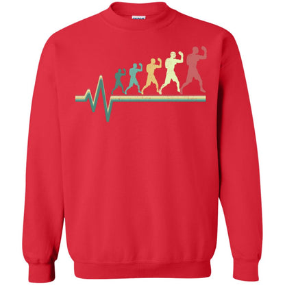 Boxing Heartbeat Boxer Gift Shirt Red