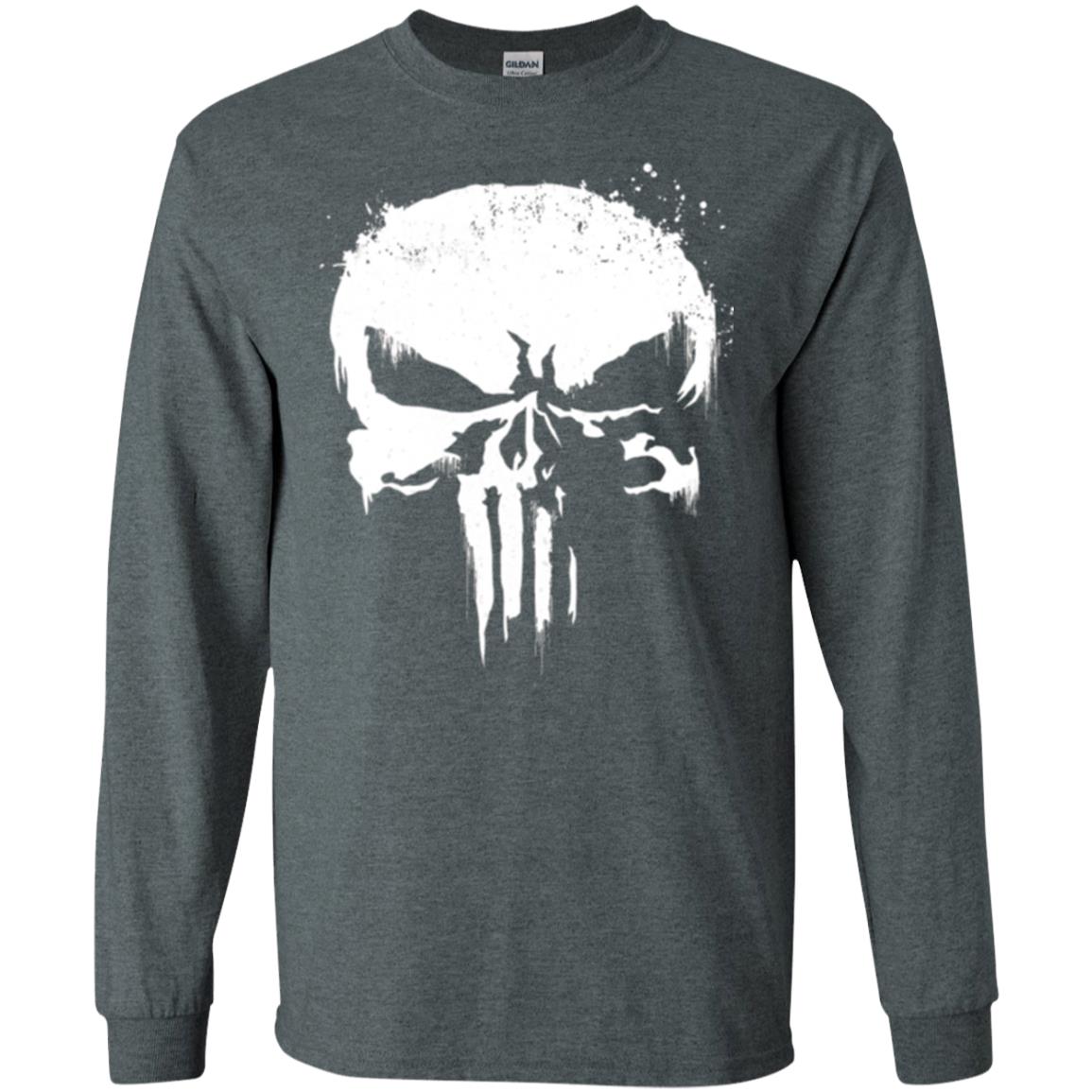 Skull T-shirt Dark Heather