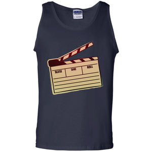 Movie Clapper Filmmaker Film Student ShirtG220 Gildan 100% Cotton Tank Top