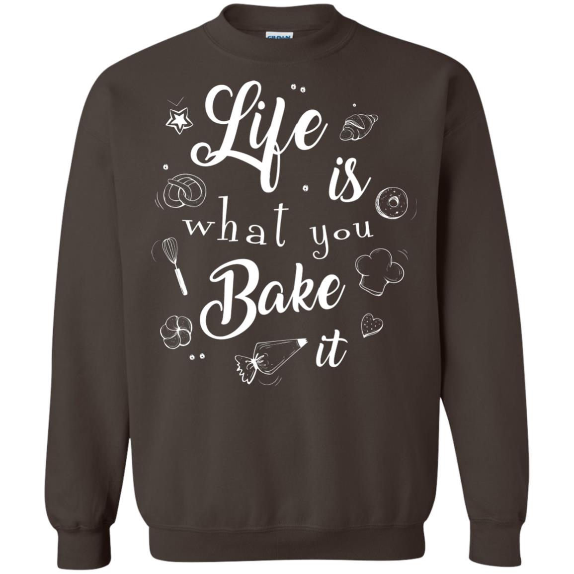 Baker T-shirt Life Is What You Bake It Dark Chocolate