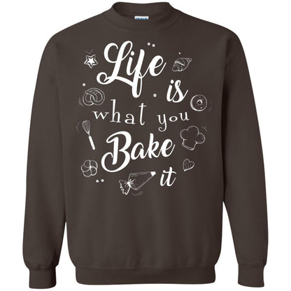 Baker T-shirt Life Is What You Bake It Dark Chocolate