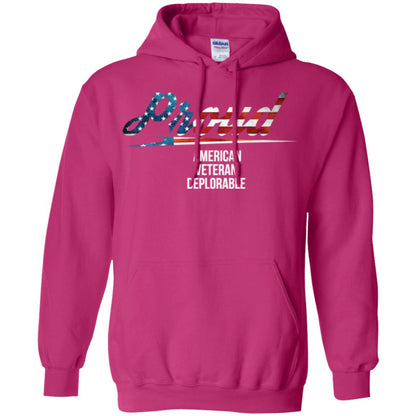 Veteran T-shirt Proud American Veteran Deplorable Heliconia