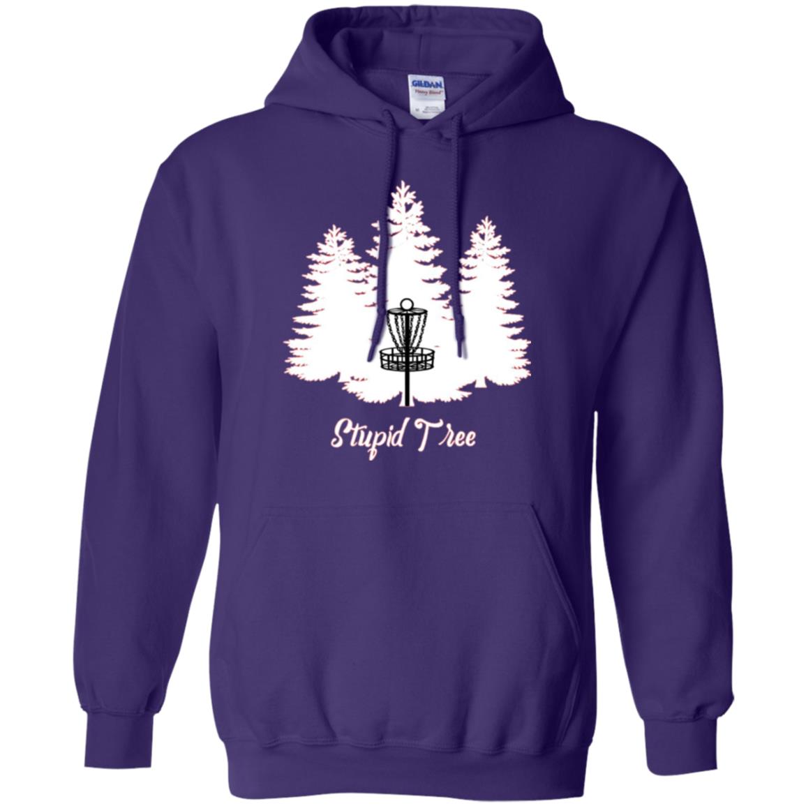 Disc Golf T-shirt Stupid Tree Purple