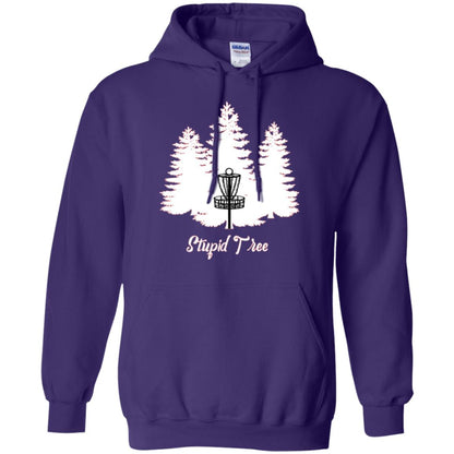 Disc Golf T-shirt Stupid Tree Purple