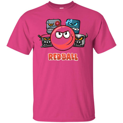 Red Ball 4 The Crew Game Lover T-shirt Heliconia